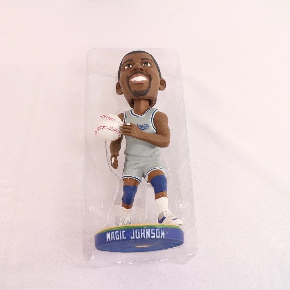 Los Angeles Dodgers Magic Johnson Bobblehead Open Box 2014 Promotional Schedule